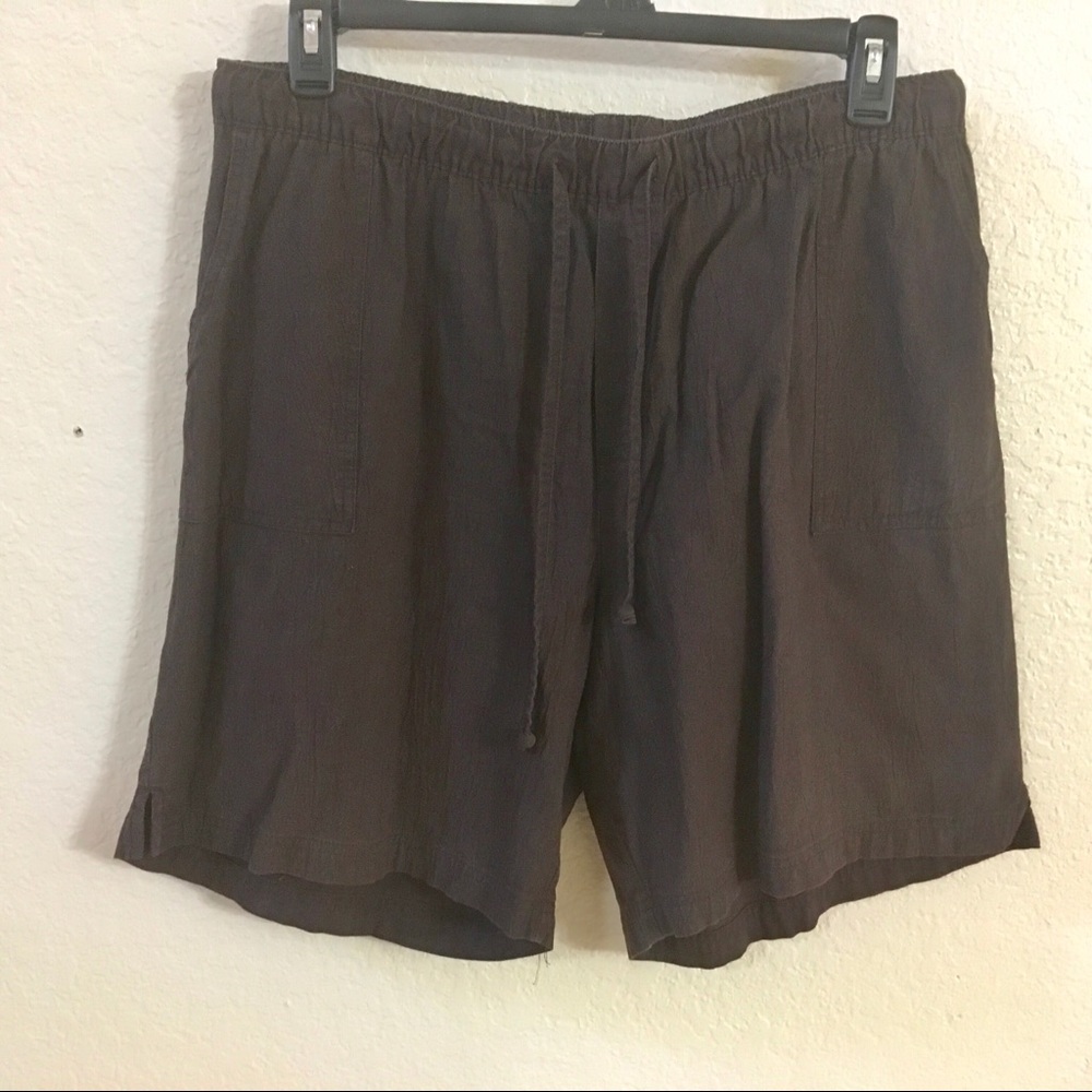 White Stag Brown Shorts 1X